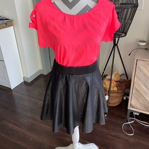 BlankNYC faux leather mini skirt